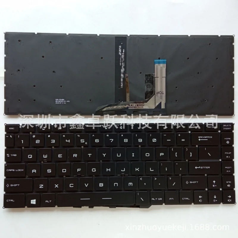 Sx+ For MSI GF63 9RCX 9SCSR 8RD 9SCXR 8RC Thin 10SCXR 10UD UC SC Laptop Keyboard
