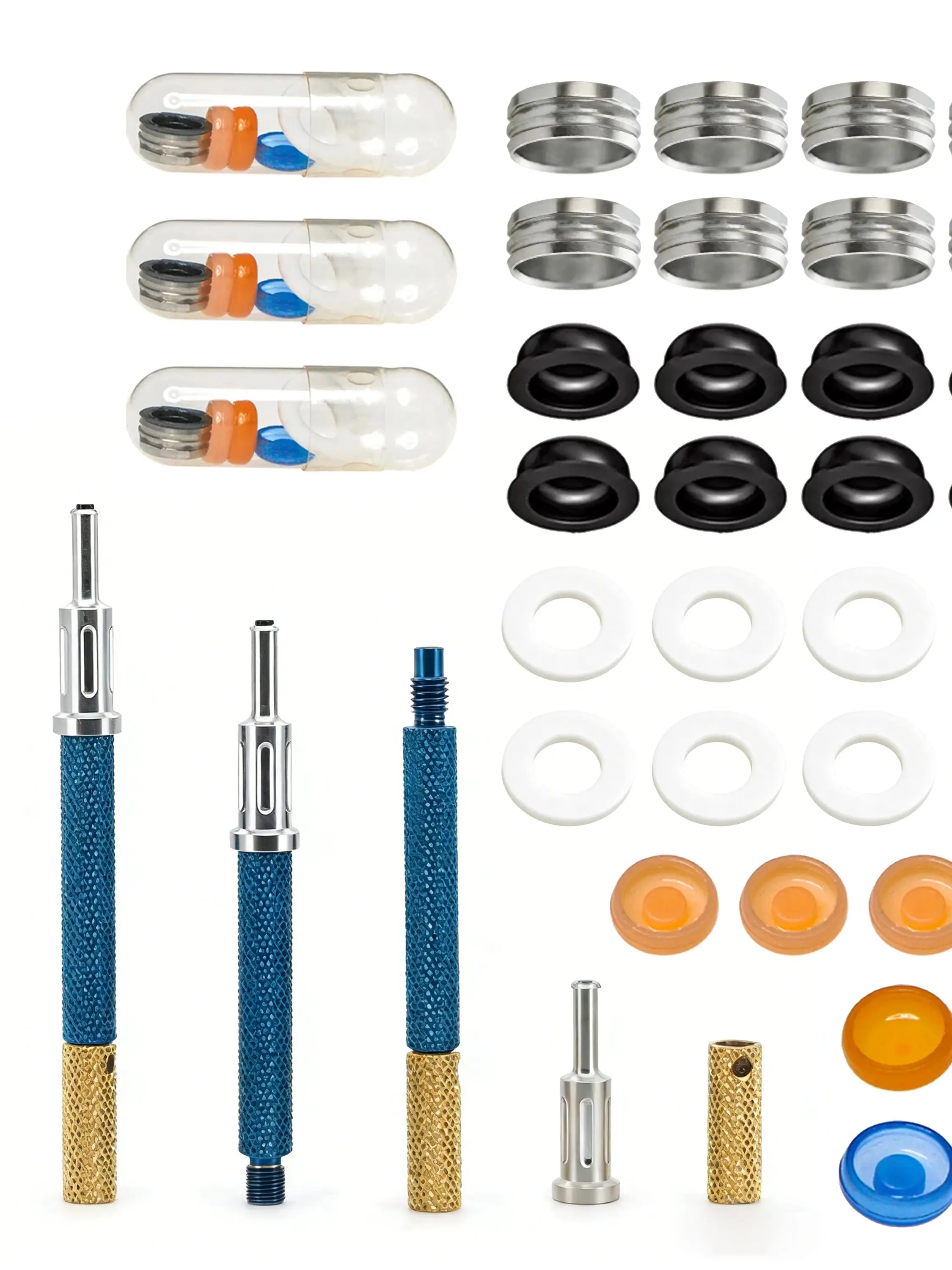 Locator Retentiekappen voor tandheelkundige implantaten Verwijderbare inzetstukken Extractie Universeel kerngereedschap Abutment Overdenture Attachment Kit - afbeelding 2