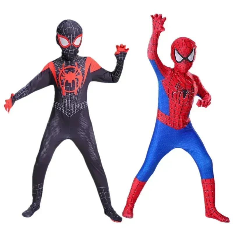 Hot selling children's Spider Man and Hulk jumpsuit in 2024//Carnival party role-playing children's clothing tight fitting suit