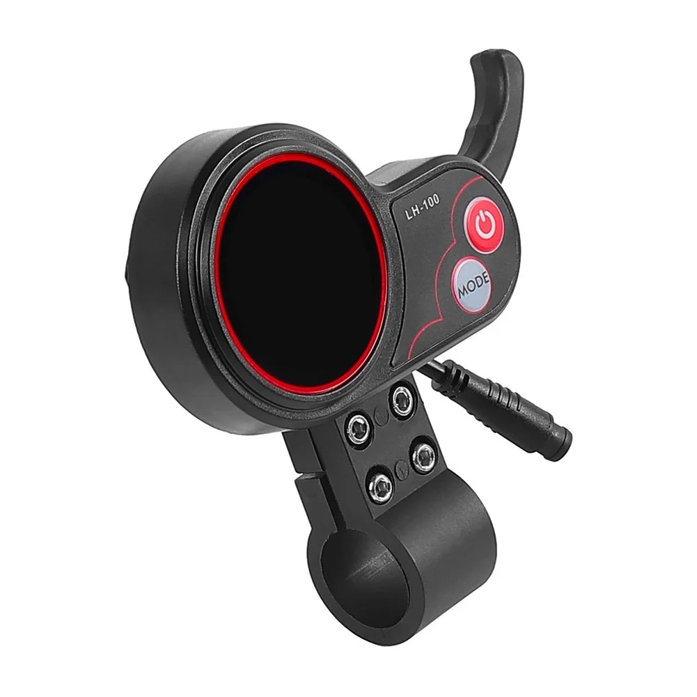 

Digital Odometer LCD Speedometer Black Accurate Speed Readings For Scooters Electric Scooter Backlit Display USB Charging Port