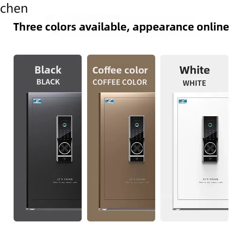 q-4 -Safe Box Home Office Large High Double Door WiFi Fingerprint Electronic All-Steel Anti-Theft Safe Box