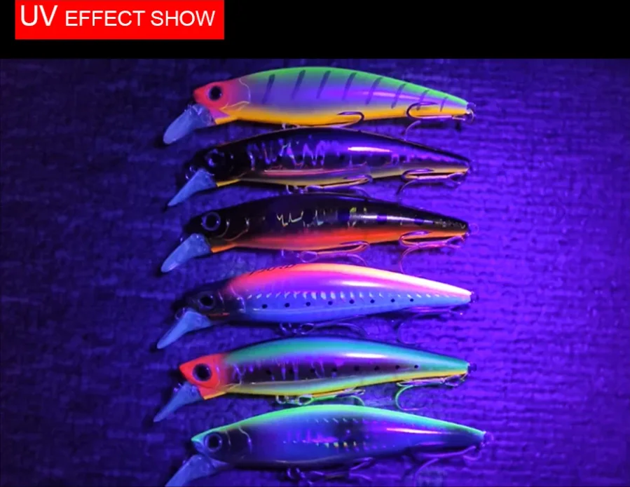 FJORD 90mm 31g Laser Miracle Sinking Black Minnow Hard Triple Hook Meerwasser Salzwasser SwimBait Künstliche Pesca Angelköder – Detail 4