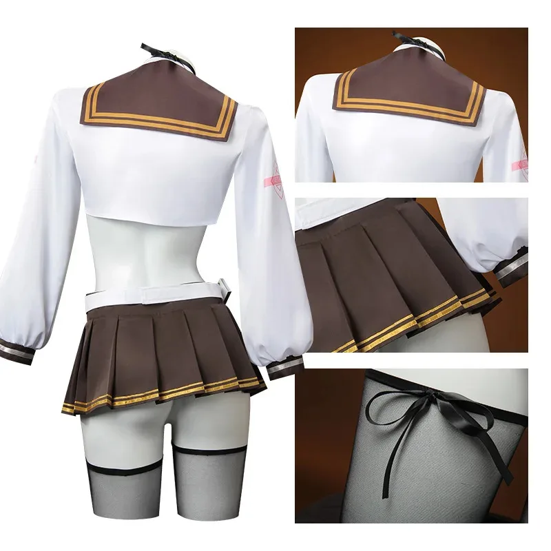 Bready cosplay anime game Nikke: The Goddess of Victory sweet midriff sexy kawaii lolita dress plus-size girls wigs x;2,f;5.n; view 6
