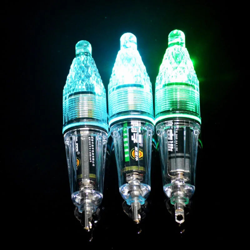 Smart Kingfisher Green LED Night Fishing Light Fish Gathering Attracting Lure Attractive Attractor Underwater Lamp waterproof