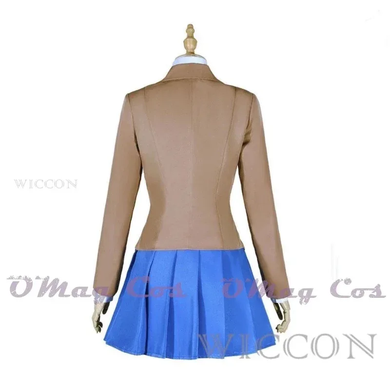 Gioco Doki Doki Letterature Club Cosplay Sayori Cosplay Sayo-Nara Costume Cosplay Parrucca Set Uniforme scolastica Ragazza Costumi donna