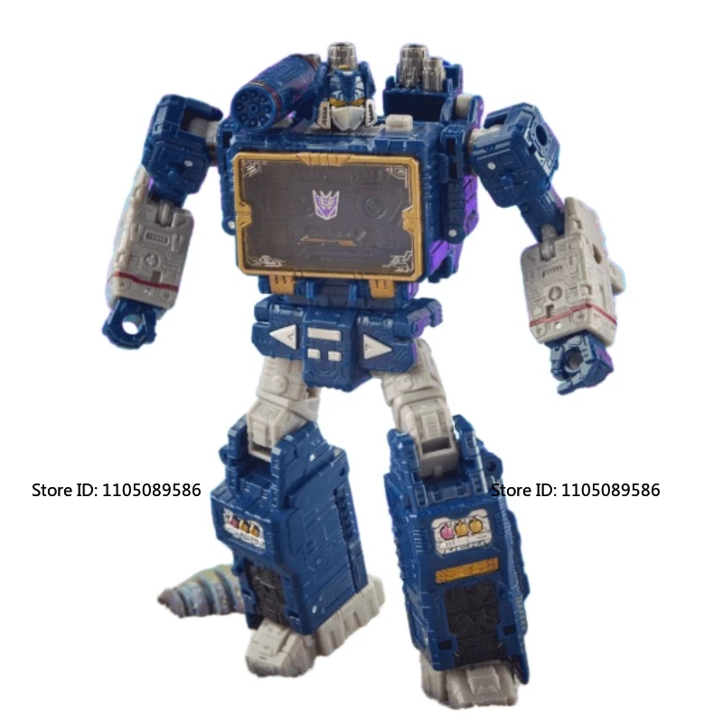새로운 스팟 트랜스포머 G1 V 사운드웨이브 오리지널 박스 이동 가능한 인형 로봇 휴일 선물 스튜디오 장식품 피규어