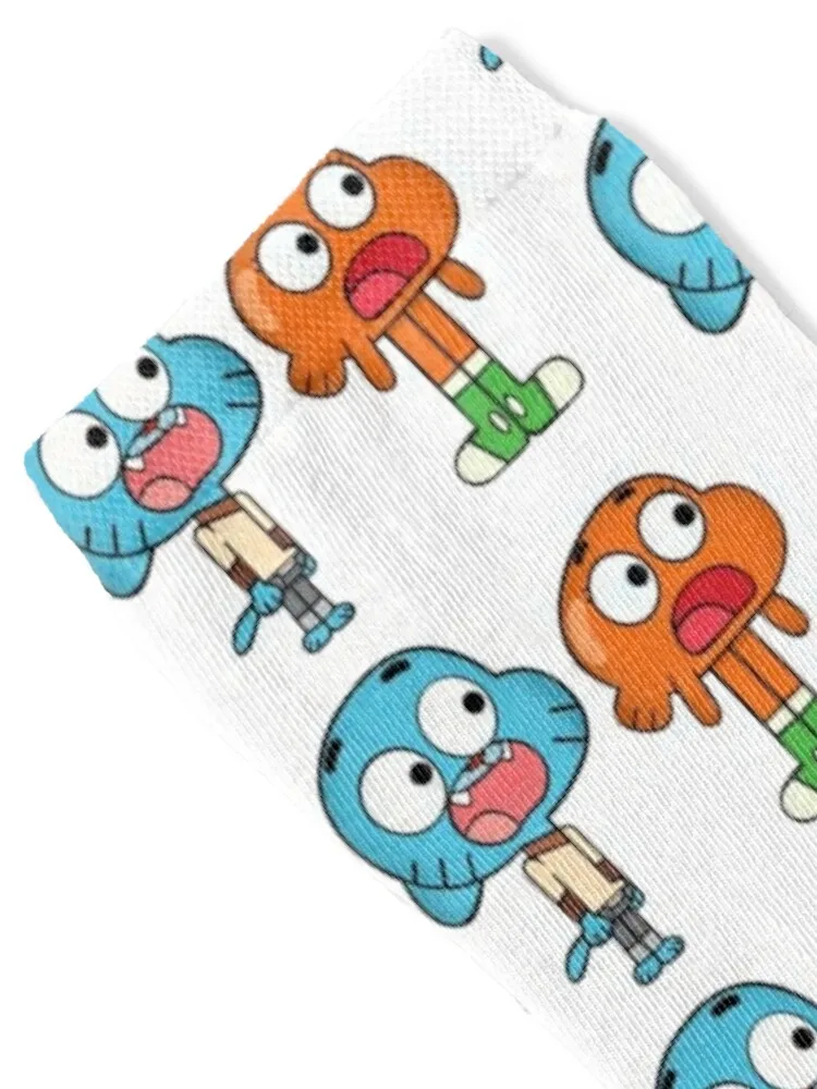 the amazing world of gambol collection Socks sheer designer kawaii new year Women's Socks Men's