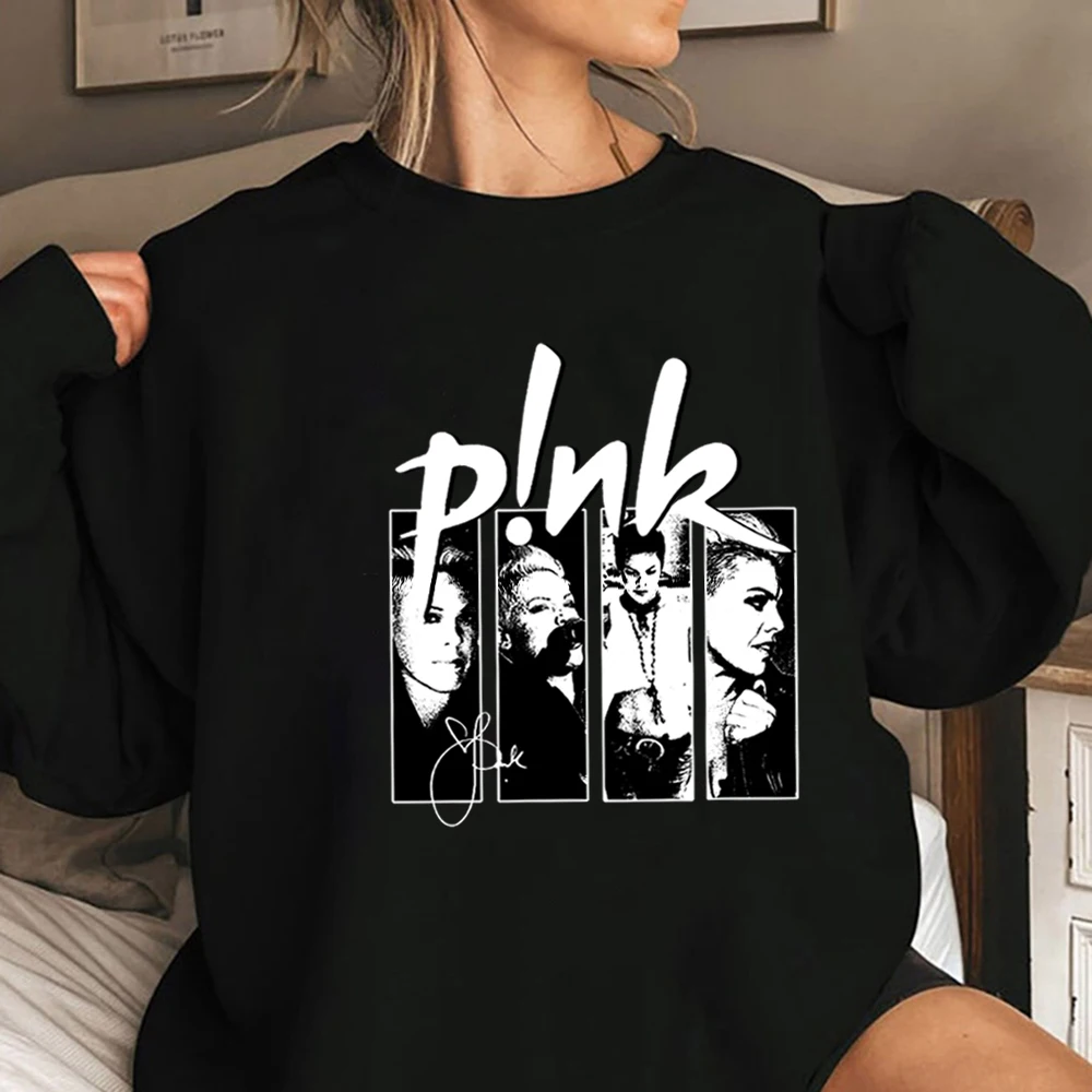 Summer Carnival 2024 Tour Sweatshirts P!nk Pink Singer Hoodies Merchandise Trustfall Album Concert Tops Oversized (Us Size)