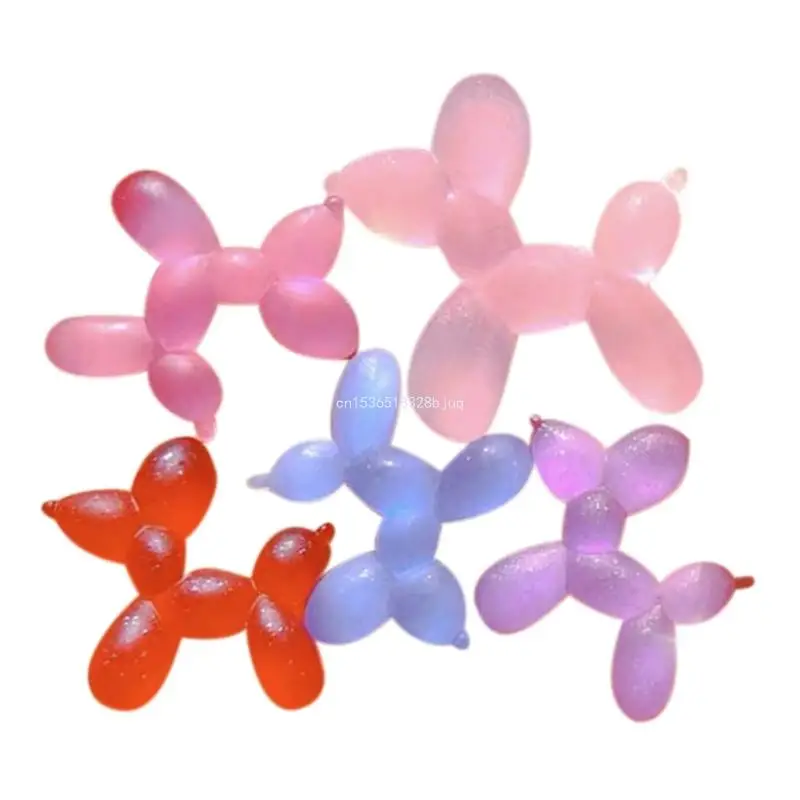 Moldes silicona para perros y globos, molde fundición resina epoxi 3D animales para llavero DIY, joyería, para