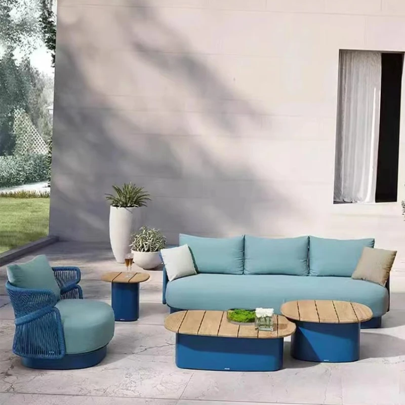 

Sofa Bed Sectional Complete Outdoor Garden Lounge Street Couch Sofas Furniture Sets Luxury Balcony 1-person Modern Loveseat Set