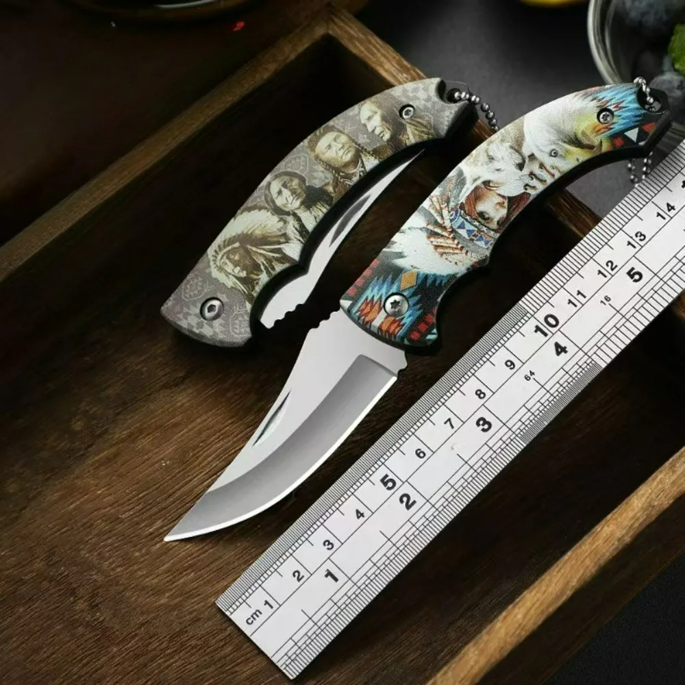 

New Outdoor Folding Pocket Folding Knife Outdoor Camping Portable Stainless Steel Outdoor Fruit Knife Barbecue Camping