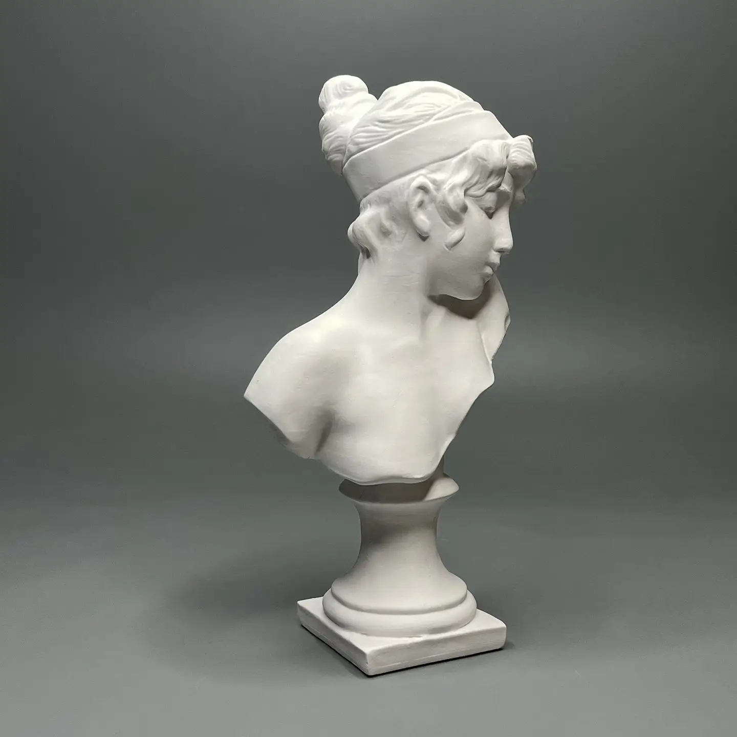 Greek Sappho Bust Statue Resin Plaster Sculpture Head Figurine for Home Decor Living Room Shelf Aesthetic Art Sketching Ornament view 3