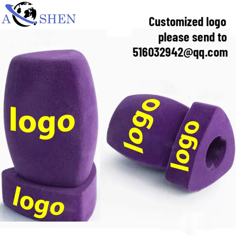 AOSHEN espuma de microfone Foam Cover with base Make Your Logo Mic Cover Windscreen 3 Sides Espuma Para Microfone Personalizada