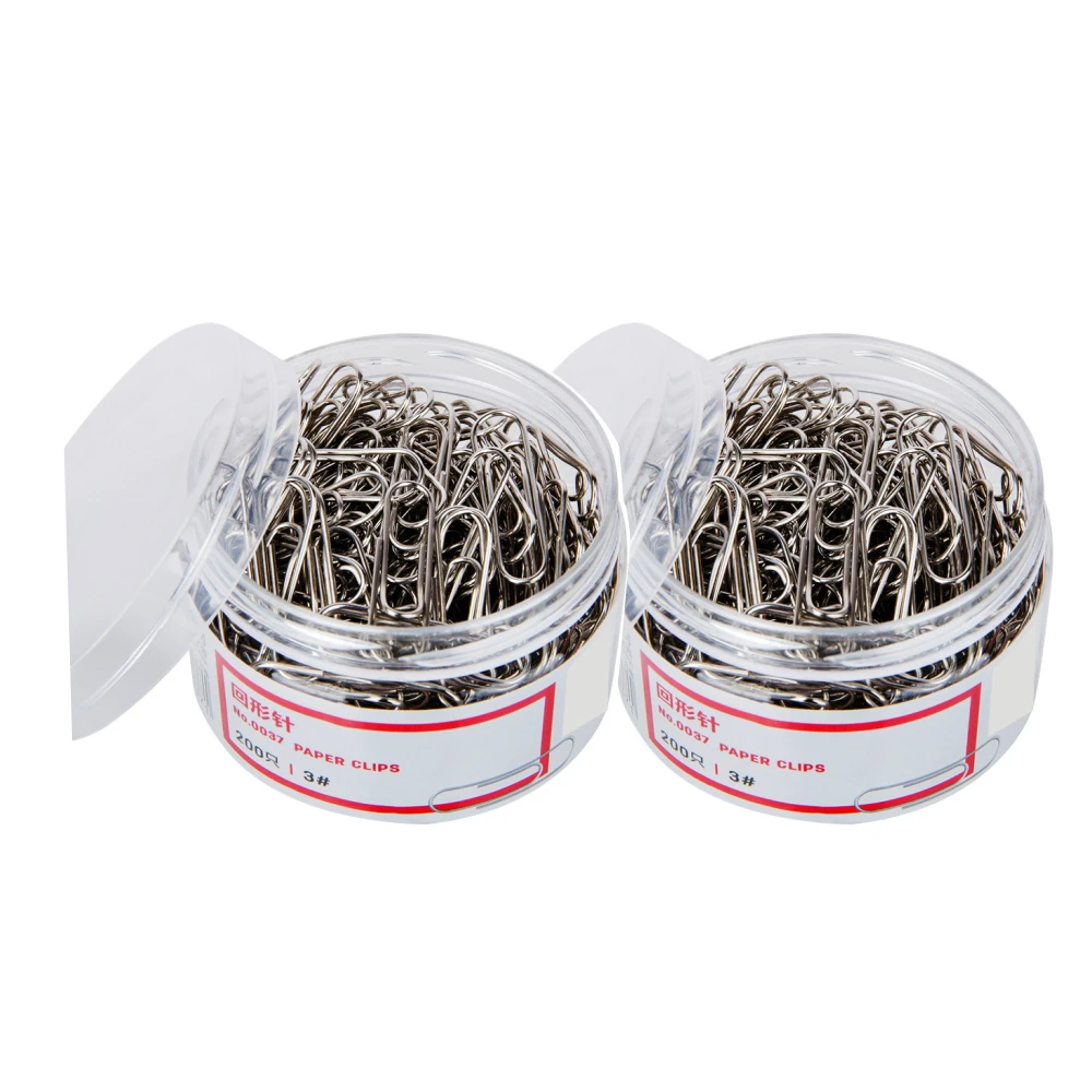 Paper clip steel quality nickel plating suitable for school teachers  students to store and sort paper office supplies folders