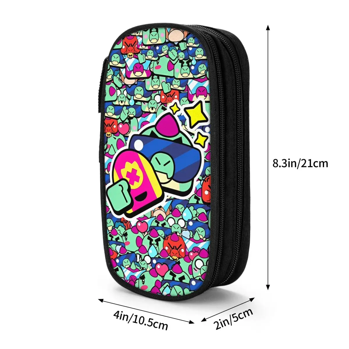 Brawleds Gioco divertente Astuccio per matite Astuccio per penne Studente Materiale scolastico di grande capacità Astucci regalo