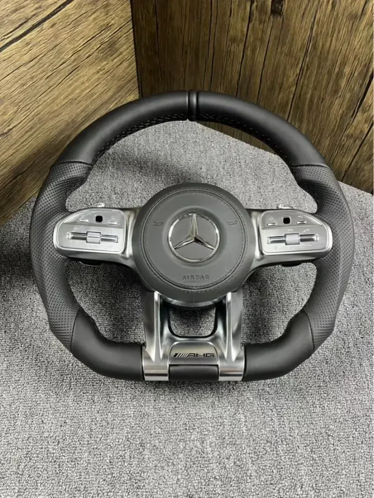 Upgrade Red Carbon Fiber Car Steering Wheel For Mercedes Benz G-Class G Wagon G63 AMG G500 G550