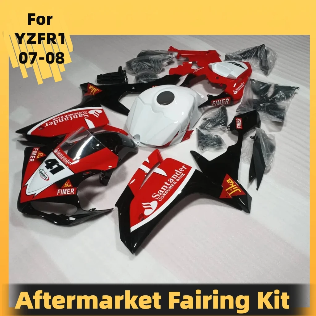 

YZF R-1 2007 2008, комплект обтекателя кузова для YAMAHA R-1 07 08, аксессуар для литья под давлением ABS, полная форма