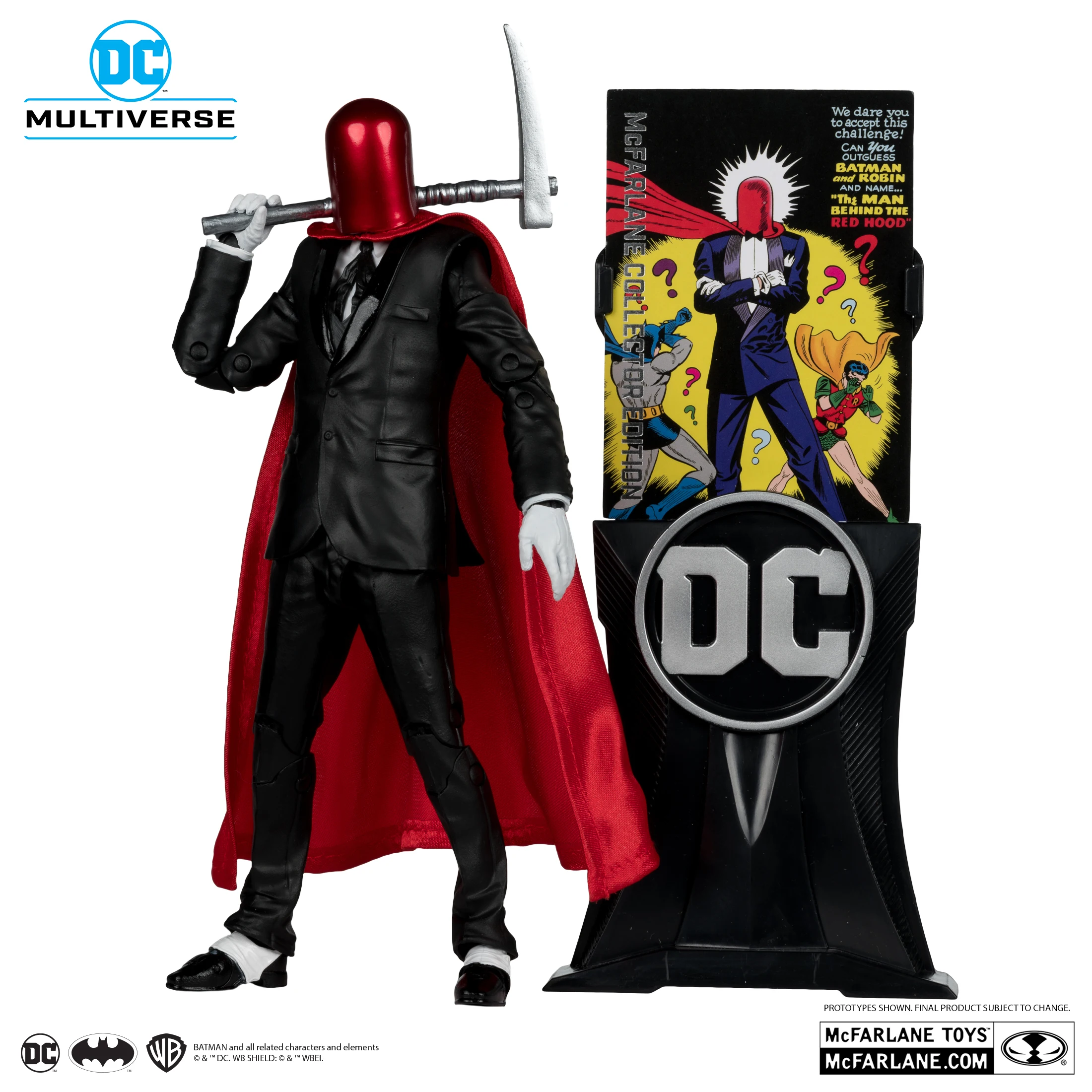 Mcfarlane Clock King Red Hood Ragman Collector Edition Bundle Actionfigur Spielzeug für Kinder Weihnachtsgeschenk Sammlermodellpuppe