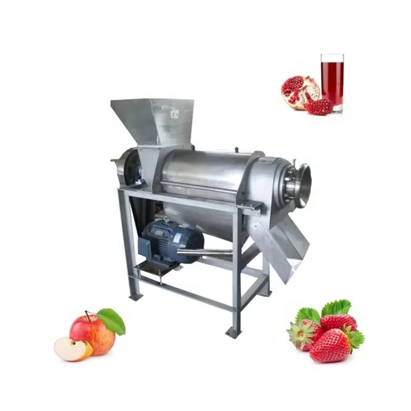 高効率工業用コールドプレスフルーツジューススクリュー抽出機野菜スパイラルクラッシュジューサー製造機
