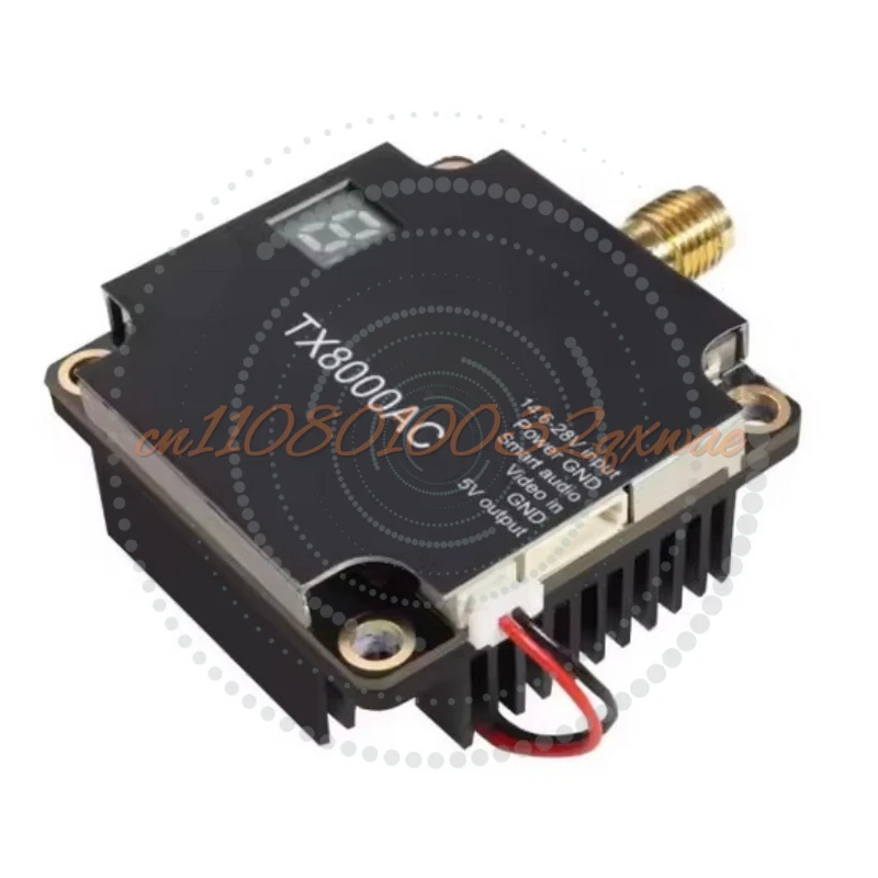 AKK VTX TX8000AC 5.8G 8w Plastic FPV VTX Long-distance Transmission 96CH Chart Crossover Machine with TBS for RC Parts and Accs