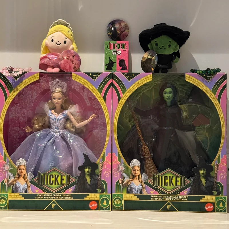 

New In Stock Original Genuine Wicked：For Good Galinda Elphaba‌ Collector'S Edition Movie Barbie Dol Action Figure Birthday Gift