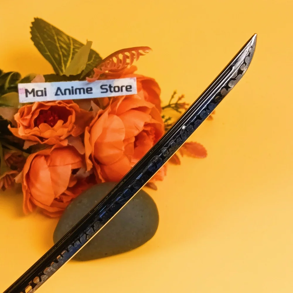 8.6인치 히무라 켄신 카타나 블레이드 장난감 애니메이션 루로니 켄신 코스프레 검 사무라이 진짜 카타나 닌자 나이프 무딘 장난감 선물