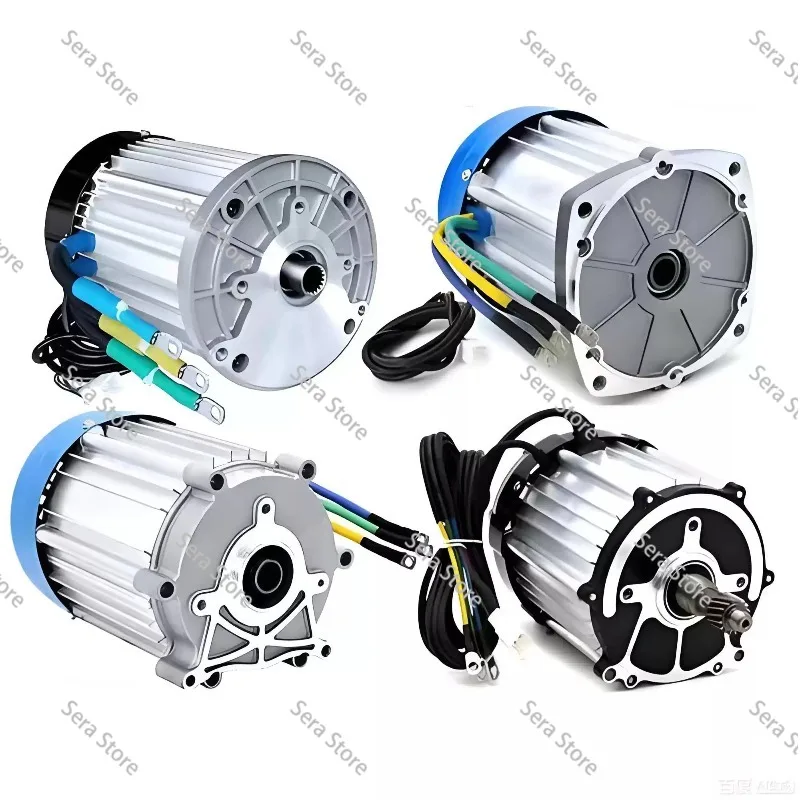 3600rpm 4200rpm 4800rpm 3000W 48V/60V72V Electric Three-four-wheel New Energy Vehicle High-power DC Brushless Differential Motor