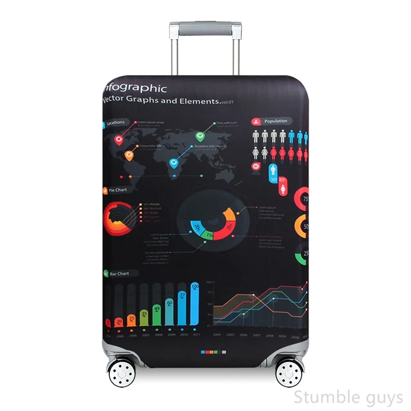 

Высокоэластичный защитный чехол для багажа от царапин и пыли, прочный дорожный аксессуар для авиаперелетов и поездок на автомобиле