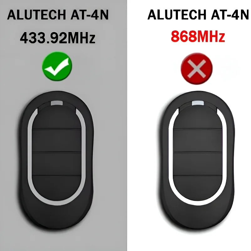 El transmisor de código rodante At-4/4N 433Mhz es adecuado para controles remotos de 433,92 Mhz para puertas eléctricas enrollables de garaje