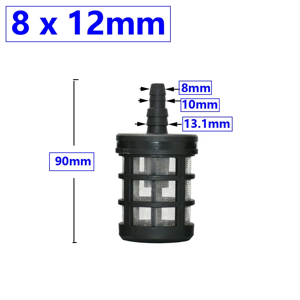 8/10/12/13mm filtr węża 16mm złącze sutek myjnia nawadnianie ogrodu filtry filtr pompy zawór zwrotny sitko