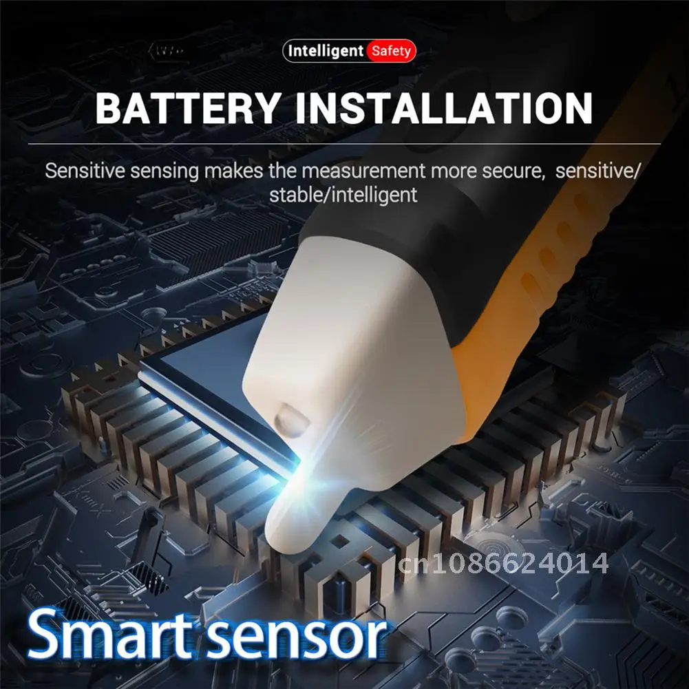 1AC-D Berührungsloser Teststift, elektrische Anzeige, 90–1000 V, Induktionsteststift, Voltmeter, Spannungssonde, Leistungsdetektor-Tester
