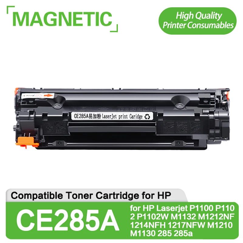 Bk Compatible Toner Cartridge CE285A 85A for HP Laserjet P1100 P1102 P1102W M1132 M1212NF 1214NFH 1217NFW M1210 M1130 285 285a