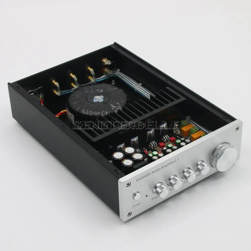 Penguat daya Audio rumah saluran 2.1 HiFi LM1875 20Wx2 + 60W