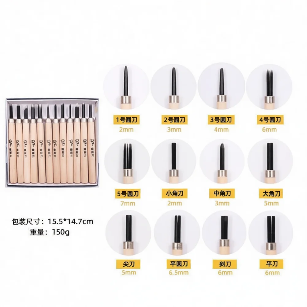 Linocut Carving Tool - Wood Carving Knife Set Precision Woodworking