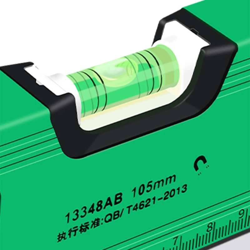 4/6/7.8Inch Magnetic Torpedos Level and Ruler, 180/90 Degree Bubble,Aluminum Alloy Bubble Levels Measurement Tool