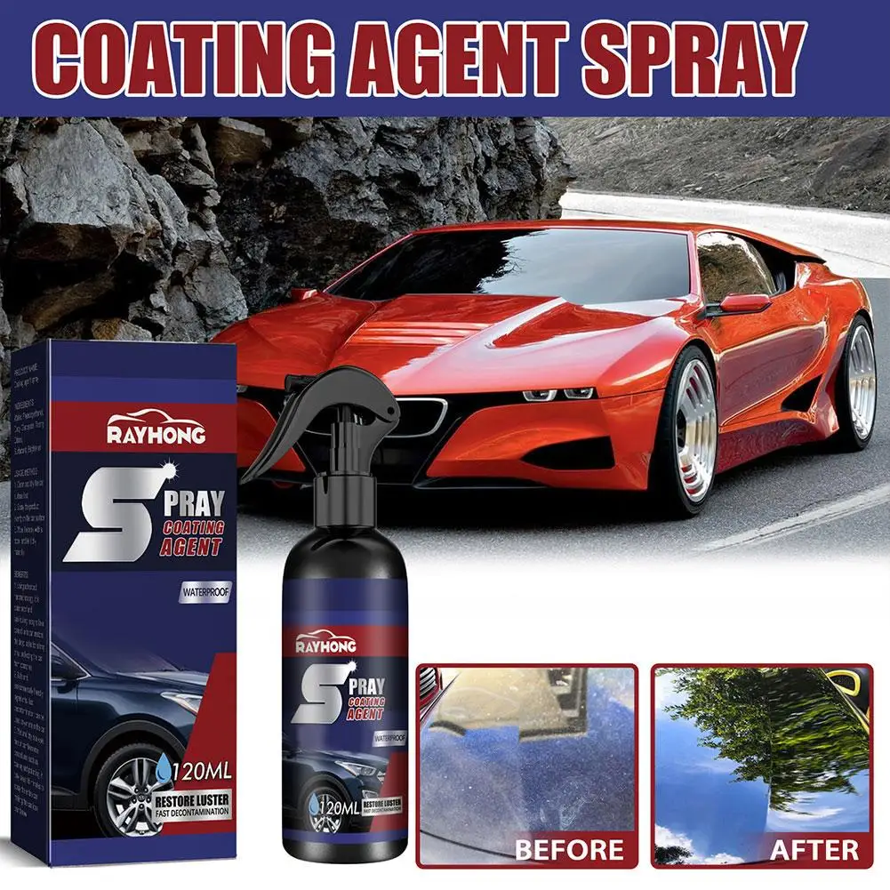 Automobile Quick-acting Coating Agent Nano Crystal Sealing Agent Car Glaze Coating Paint Waxing Spray Glass Coating Water J1X6