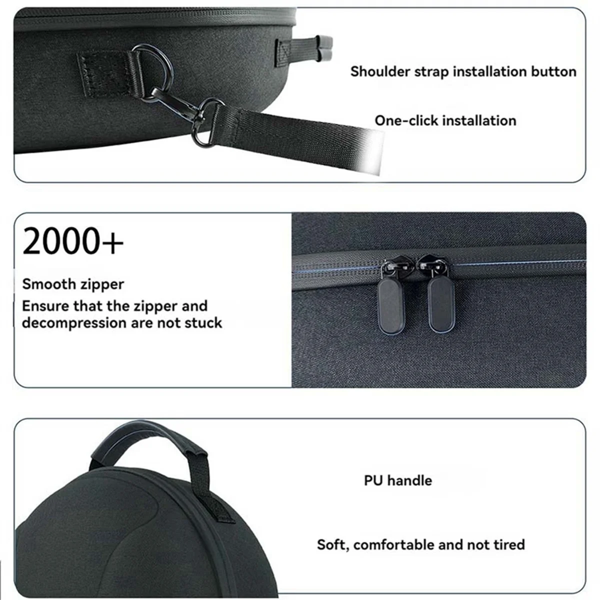

WIK-nbStorage Bag for 3 Adjustable Portable Shoulder Strap