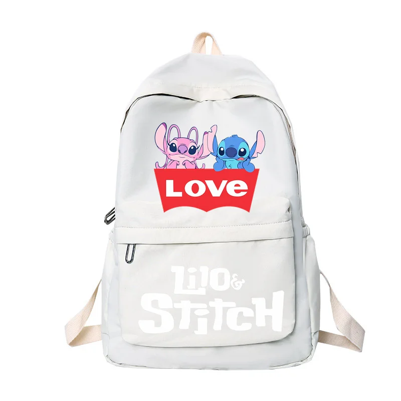 Disney-Mochila escolar infantil Lilo e Stitch, bolsa para adolescentes, mochilas para estudantes, bolsa para mulheres