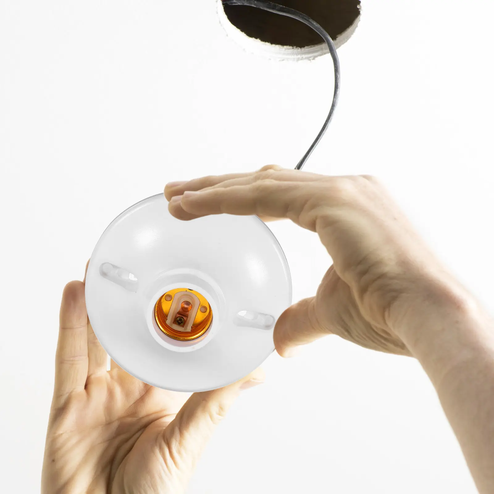 

10 шт. бакелитовых патронов E27 для потолочных светильников, стабильные, для домашнего освещения, сменные, прочные