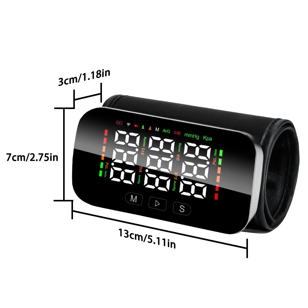 tensiometre-de-bras-integre-wifi-bt-avec-grand-ecran-lcd-diffusion-vocale-et-donnees-multiples-usb-c