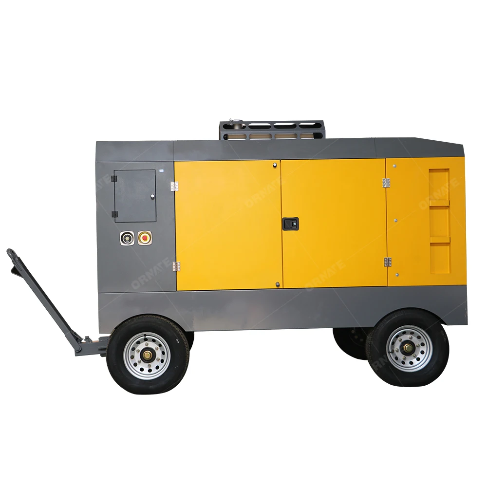 Professional Water Well Drilling Rig Air Compressor 8-35bar Diesel Screw Compressor Factory Wholesale Competitive Price