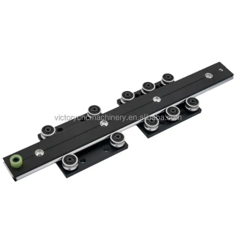 OSGB10UU-4 With Four Wheels Black Dual-Axis Slide Rail Block CNC Linear Guide Rail Motion and Block Bearing Wheel Bearing Block view 2