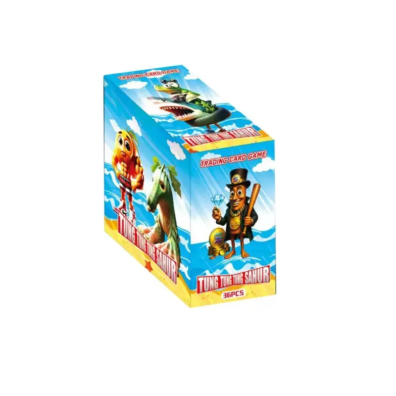 Tungtungtung Sahur Blindbox Cards Random 1 Box Brainrot Italian Cards Battle Board Game Toys Brr Patapim Tralalelo Tralala Shark view 3