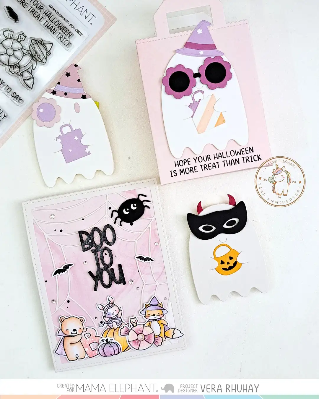 Halloween Pumpkin Ghost Mama Elephant Metal Cutting Dies Stamps for DIY Handmade Photo Album Scrapbooking Calendar June 2026 New