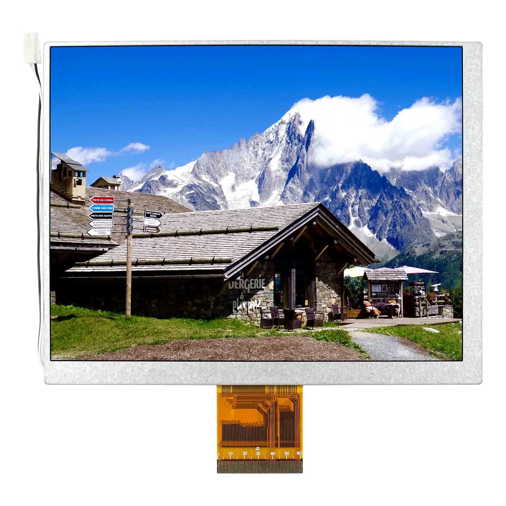 Custom Lcd Displays Small Advertisement Screen Claa070Ma0Acw 60Pin Ttl Fpc 7'' 800X600 Tft Lcd Display Module 7 Inch Lcd Screen