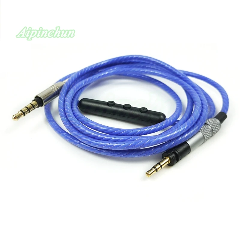 Синий Сменный кабель для наушников Sennheiser Impulse 1,0 2,0, Накладные наушники