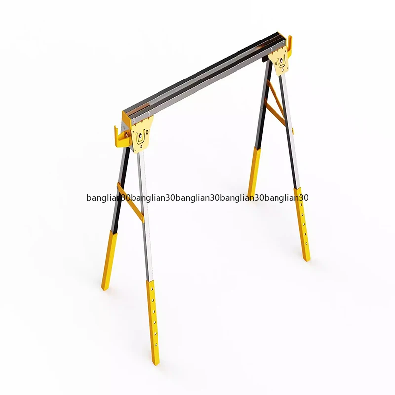 Foldable Woodworking Workbench 500-Pound Capacity Metal Saw Stand Portable Foldable Sawing Workbench NH-SH001-1/2/3