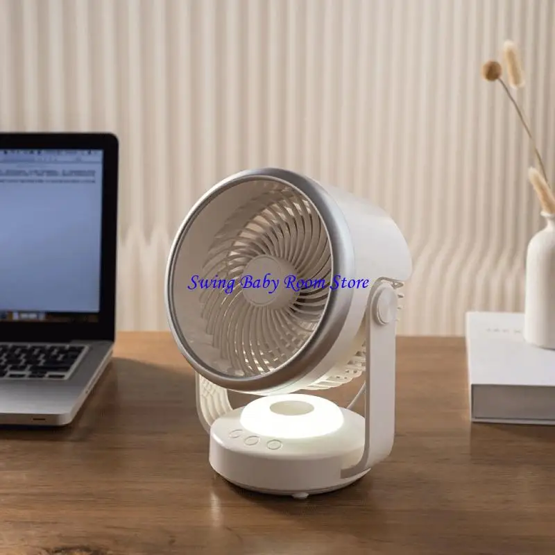 K1AD Air Circulators Fan Small Quiet Operating Desk Fan 4 Speed Cooling Fan Floor Fan