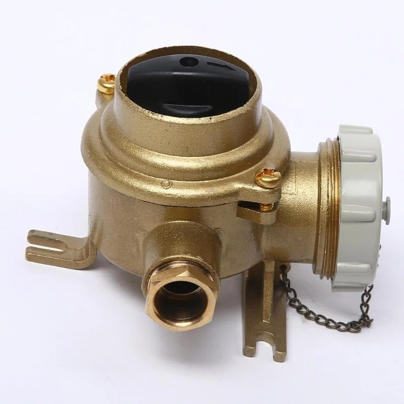 Durable IP56 waterproof marine brass socket with switch