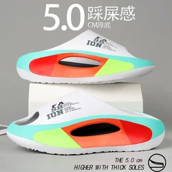 Men Soft Casual Slippers Extra-thick Sole Sandals Fashion Flip Flops Outdoor Shoes Summer Out